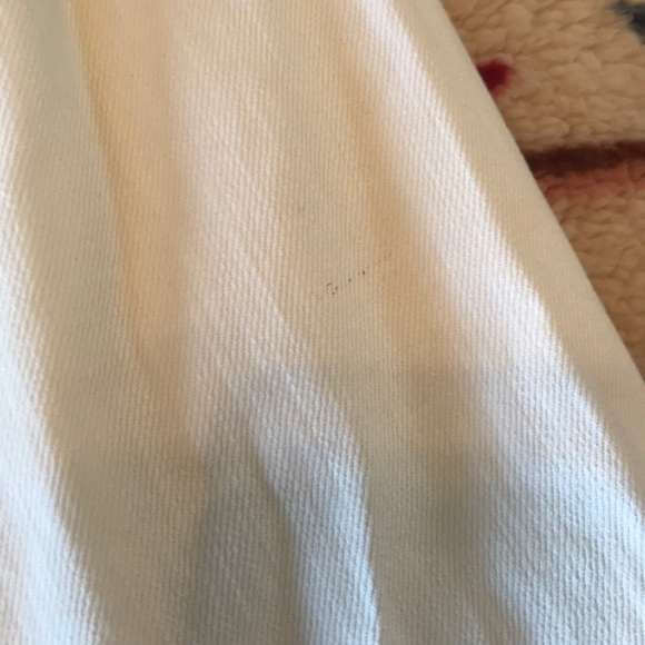 Free People dreaming in white denim jacket - Picture 7 of 8